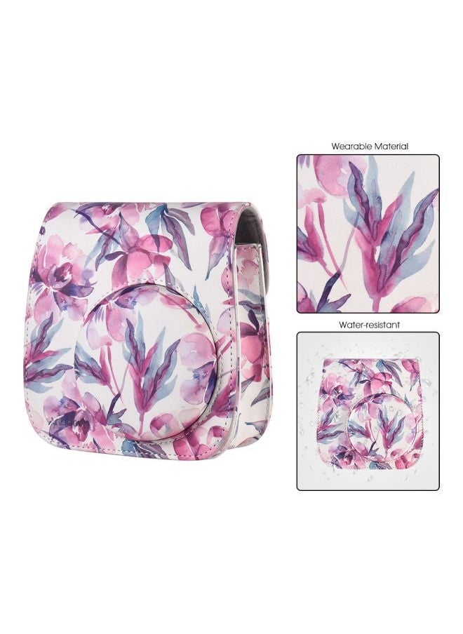 NIBEMINENT Protective Camera Case Bag For Fujifilm Instax Mini 9/8/8S White/Pink/Grey  - Image 5
