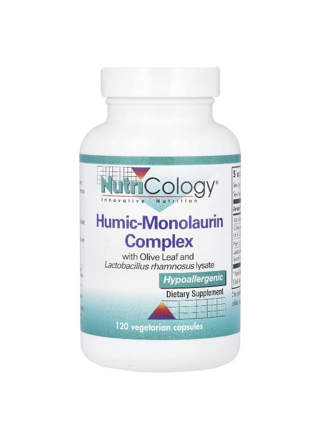 Nutricology Nutricology, Humic-Monolaurin Complex, 120 Vegetarian Capsules  - Image 1