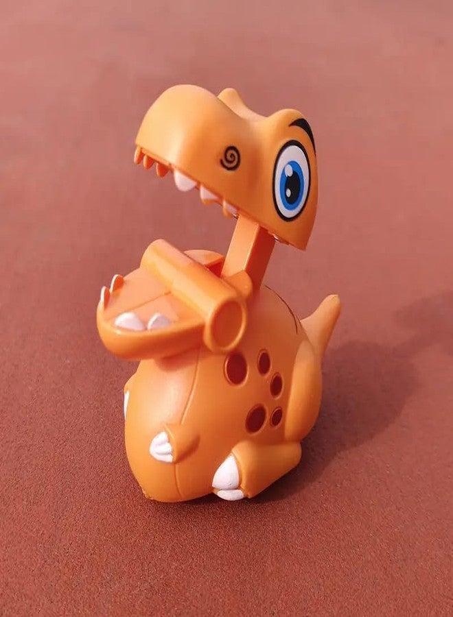 Ixora Press and Go Orange Vehicles Toy for 1, 2, 3 Year Old Boy & Girl | Baby and Toddlers Bath Toys | Press & Go Crawling Toys for Kids -Multicolor (Pack of 1) (Dinosaur). - Image 2