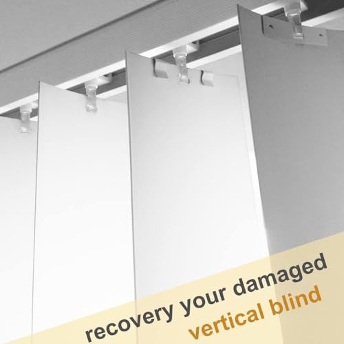 Takngjd Vertical Blind Repair Vane Savers, 16PCS Metal Vertical Blind Repair Tabs, Vertical Blinds Repair Kit for Vertical Blinds Replacement Slats - Image 2