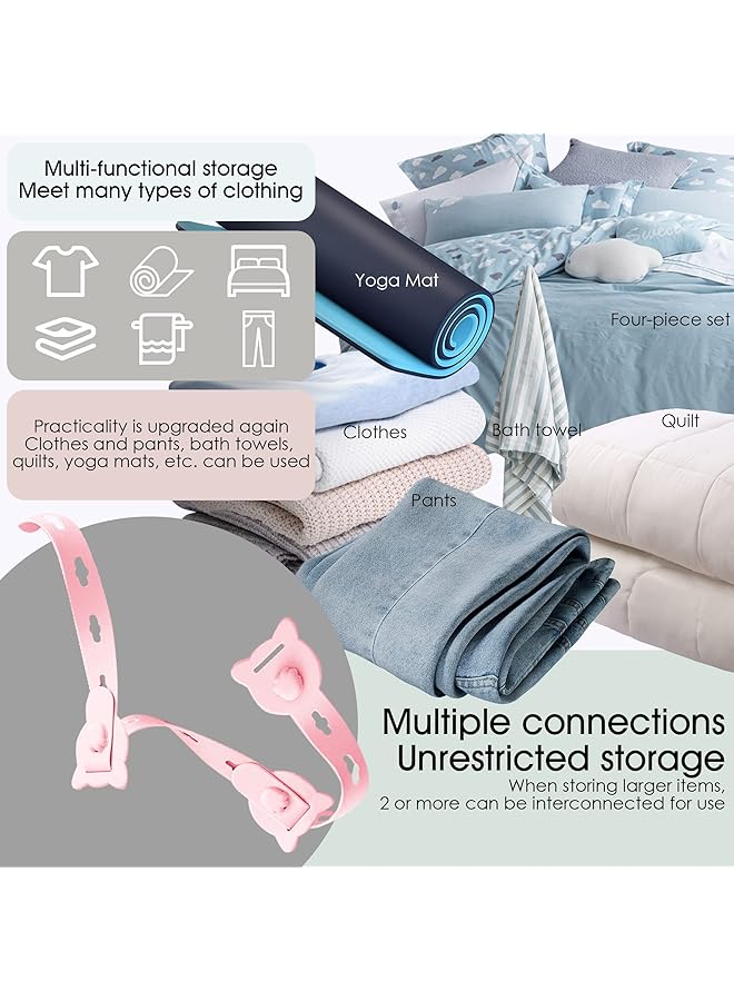 erorex 15Pcs Silicone Cable Ties Reusable Cable Straps Silicone Cord Organizer Straps 5 Inch Cable Ties For Bundling And Fastening Mobile Phone Charging Lines Cables Earphones Pink - Image 5