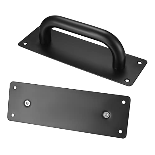 Xingwenhao Door Handle Pull Push Door Plate, Door Push Plate Handles, Heavy Duty Barn Door Pulls, Cabinet Drawer Push Pull Handles for Kitchen Cabinet Drawer Sliding Door Handles (199x65mm) - Image 3