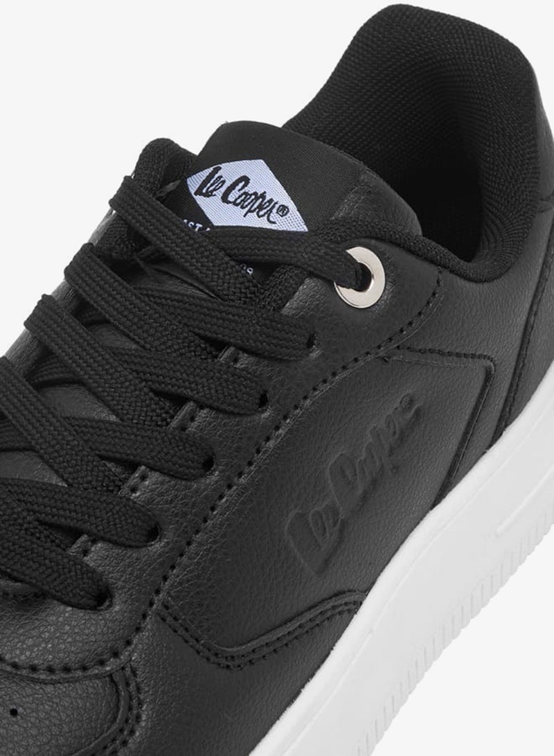 Lee Cooper Women's Perforation Detail Lace-Up Sneakers - Image 4