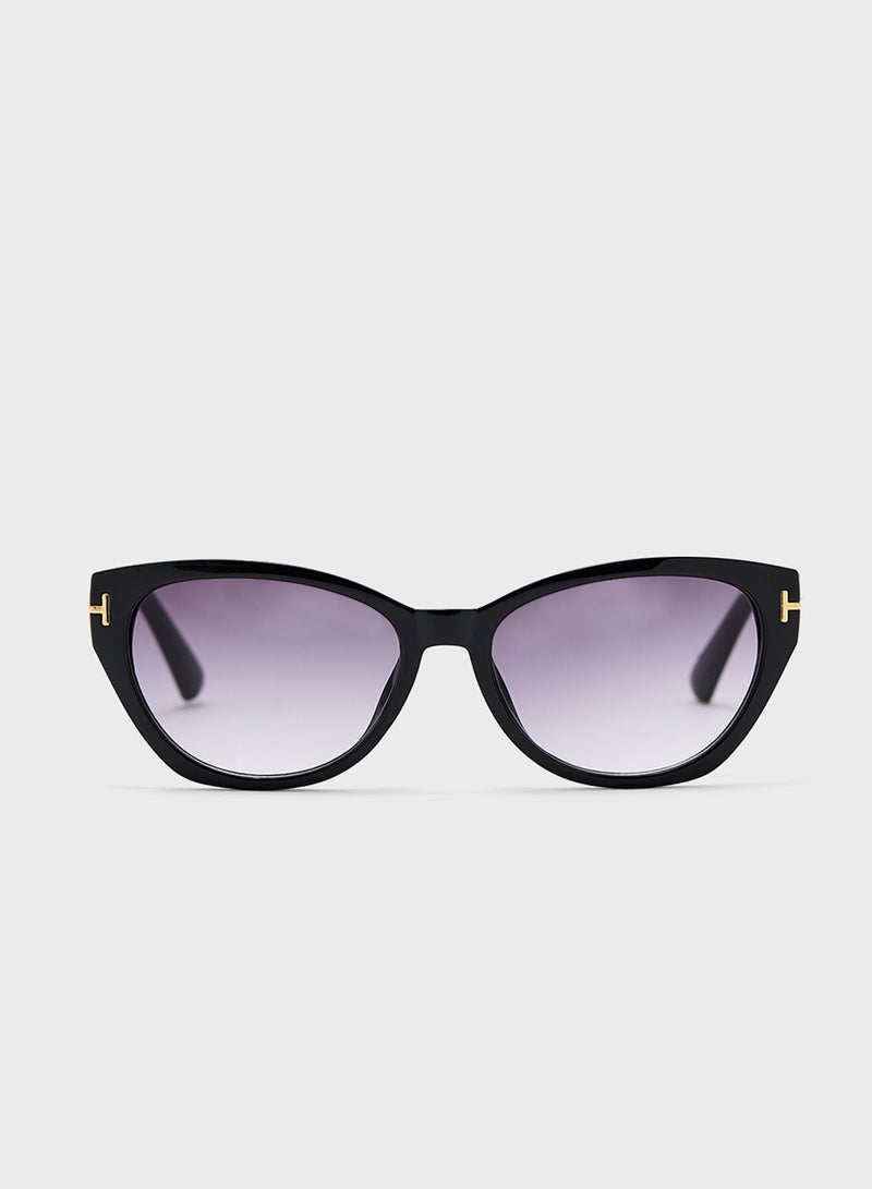 ELLA Temple Detail Cat Eye Sunglasses  - Image 2