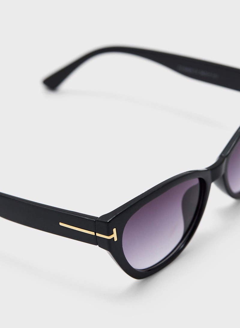 ELLA Temple Detail Cat Eye Sunglasses  - Image 4