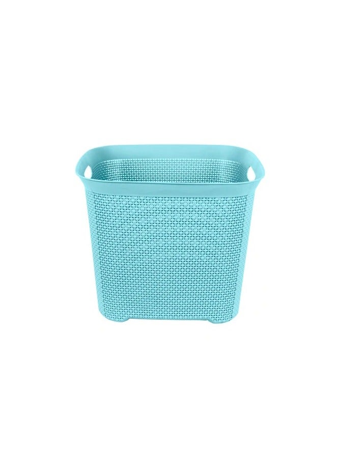 الهلال والنجمة الذهبية سلة غسيل بوبوس بتصميم مربع تراكواز 200599 - Image 1
