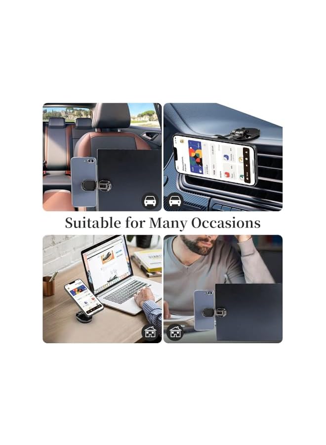 Green Tiger 360° Foldable Magnetic Car Phone Holder – Strong Magnet Dashboard & Desk Mount | Universal Aluminum Alloy Mobile Stand – Compatible with iPhone, Samsung, Xiaomi, Huawei, More - Image 5
