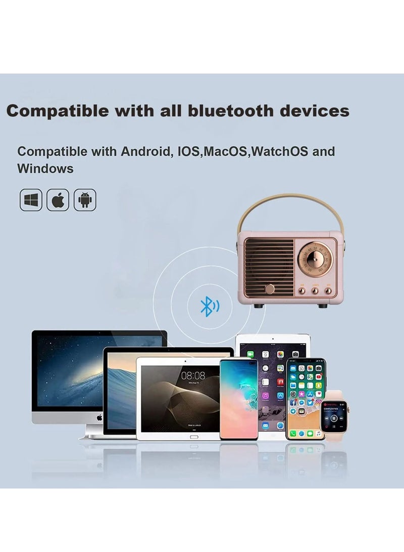 GULFLINK Vintage Small Wireless Bluetooth Speaker Green - Image 4