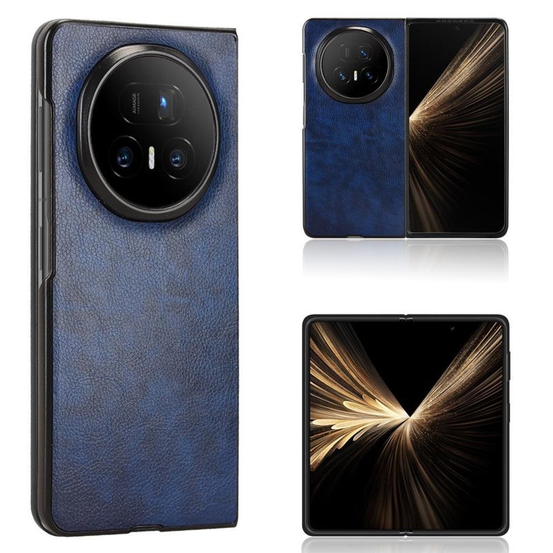 إيروريكس غطاء خلفي لهاتف For Honor Magic V5 Litchi Texture (أزرق) - Image 1