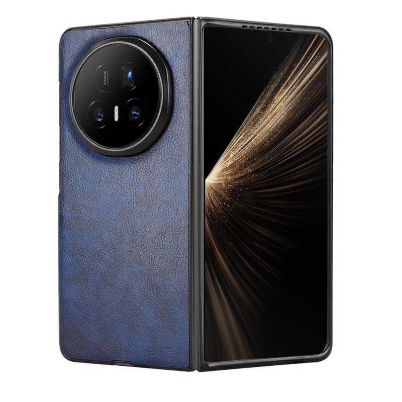 إيروريكس غطاء خلفي لهاتف For Honor Magic V5 Litchi Texture (أزرق) - Image 5