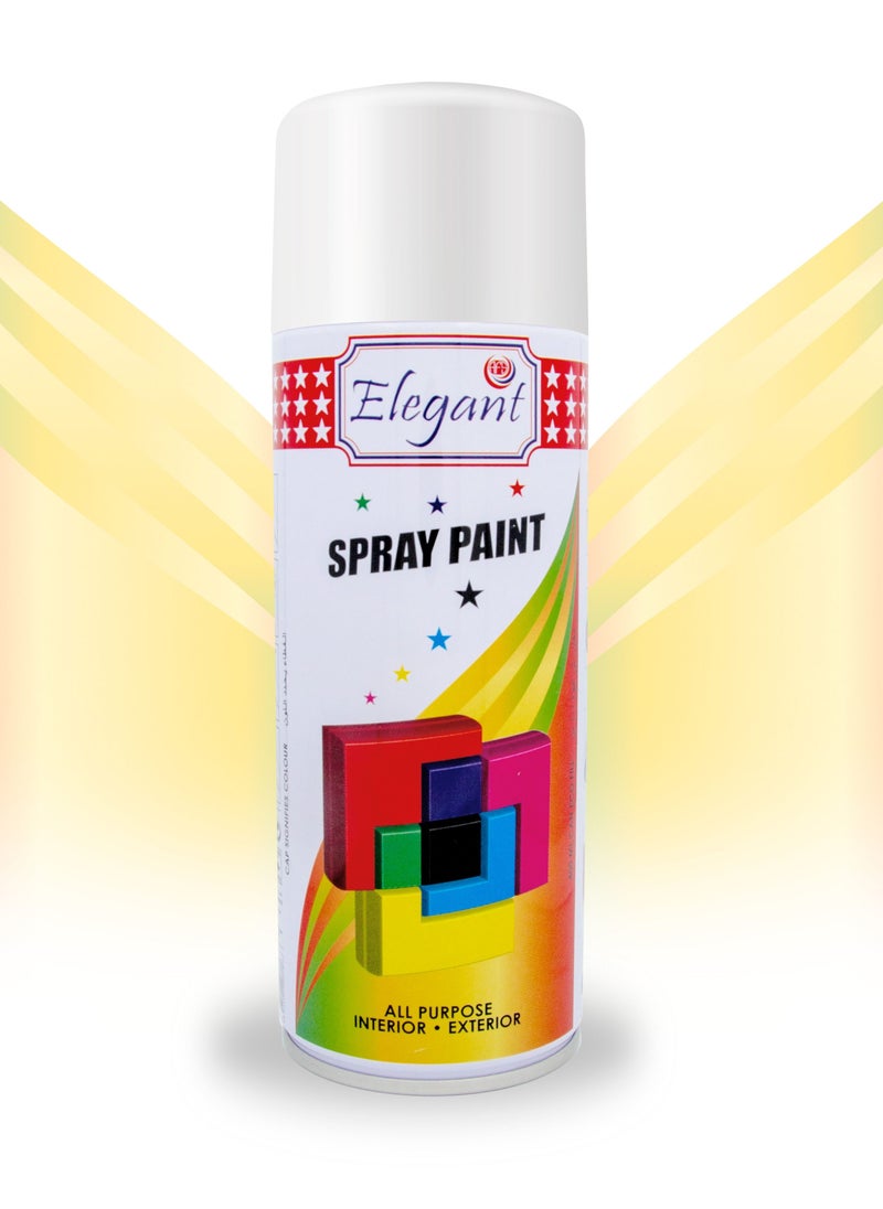 Elegant - 3 Piece Spray Paint Set Gloss White 400ml - Image 1