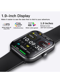 Chomel F96 bracelet SOS alarm heart rate blood pressure body temperature Bluetooth call non-invasive blood sugar measurement smart watch  - Image 3