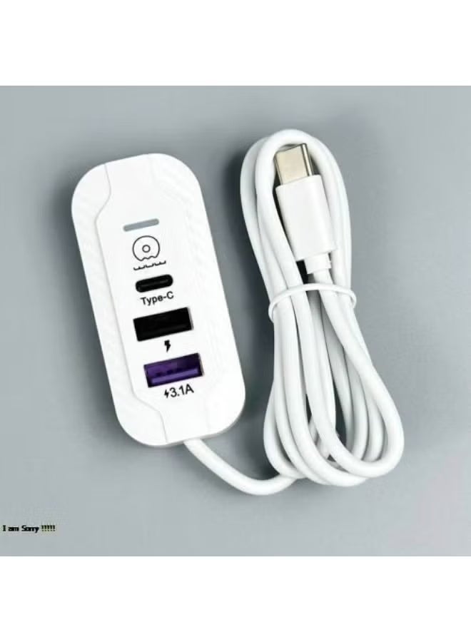 جرين تايجر محول متعدد المنافذ من Type-C إلى منفذي USB ومنفذ Type-C (C246)