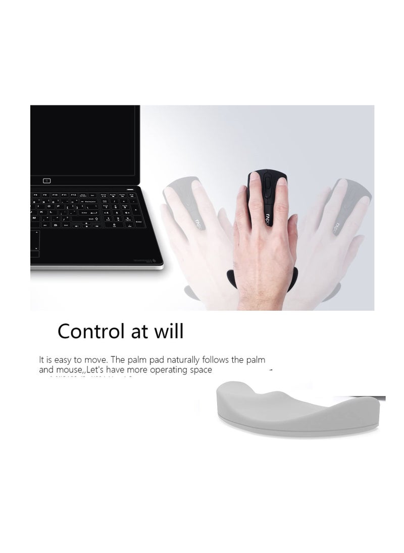 SYOSI - Mouse Wrist Rest Wrist Rest Pad for Easy Typing Pain Relief Keyboard Wrist Rest Memory Foam Wrist Rest 2 PCS - Image 1