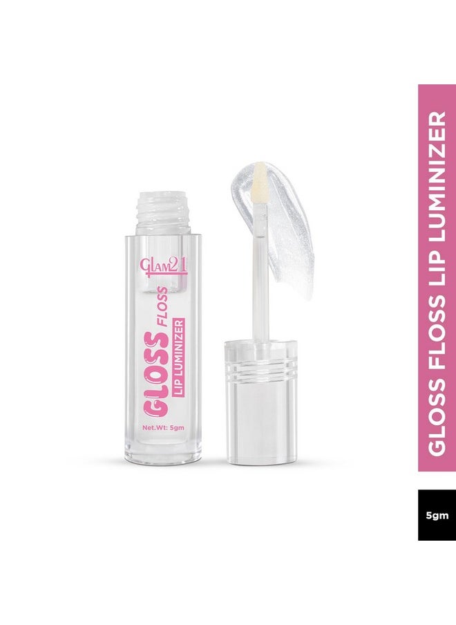 Glam21 Gloss Floss Lip Luminizer|High-Gloss Finish|Non-Sticky Formula| Hydrating Formula| Lightweight |Comfortable Lip Gloss|Transparent|5Gm - pzsku/ZB6B652C2E05FACE6B278Z/45/_/1735567077/ab6c5d6a-77e5-4ad1-9c26-b4562093bc1e