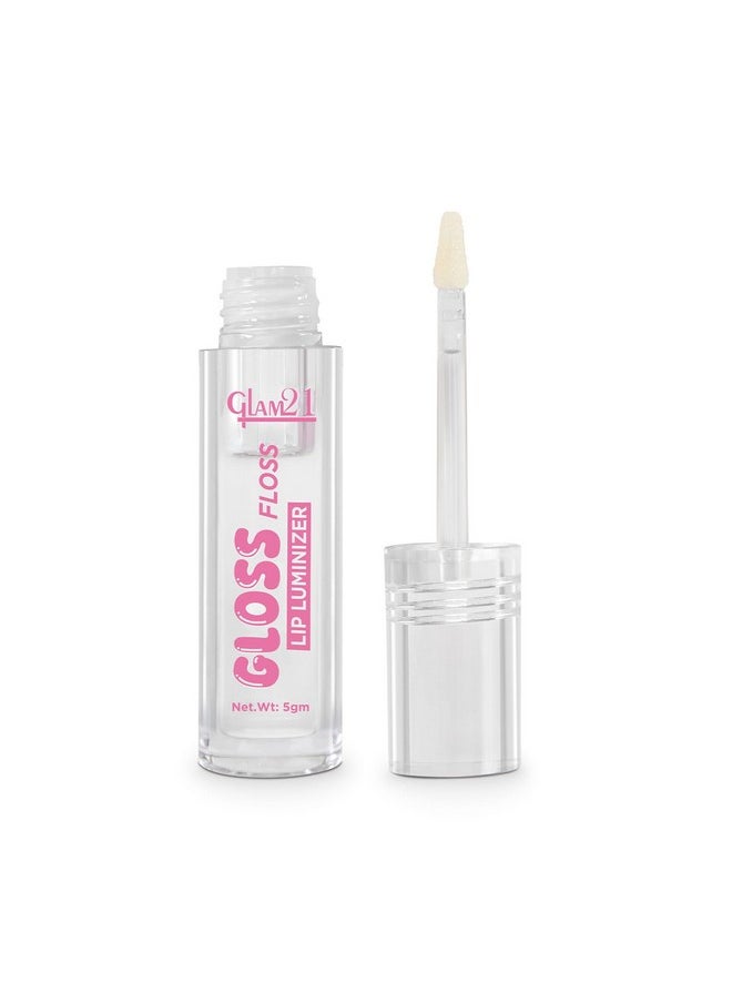 Glam21 Gloss Floss Lip Luminizer|High-Gloss Finish|Non-Sticky Formula| Hydrating Formula| Lightweight |Comfortable Lip Gloss|Transparent|5Gm - pzsku/ZB6B652C2E05FACE6B278Z/45/_/1735567092/348ddd79-6e48-4aee-8973-b3b714986829