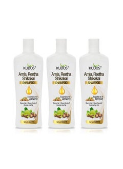 Kudos Amla Reetha Shikakai Shampoo Pack Of 3  - Image 1