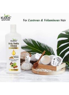 Kudos Amla Reetha Shikakai Shampoo Pack Of 3  - Image 3