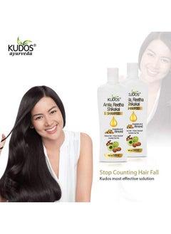 Kudos Amla Reetha Shikakai Shampoo Pack Of 3  - Image 4