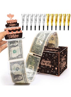 Birthday Money Box Cash Gift Pull Kit, Real Money Cake Pull Out System, Unique Soap Sash Saving Holder for Creative Cash Gifting, Ideal for Birthday Surprises