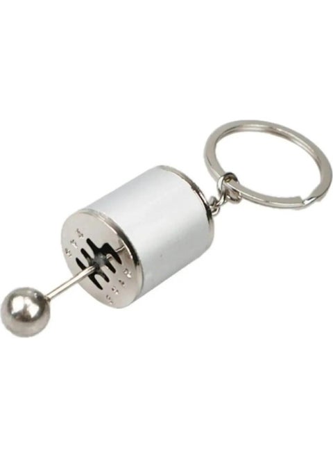 Movable Car Gear Shift Keychain - Auto Keychain -Knob Metal Keychain