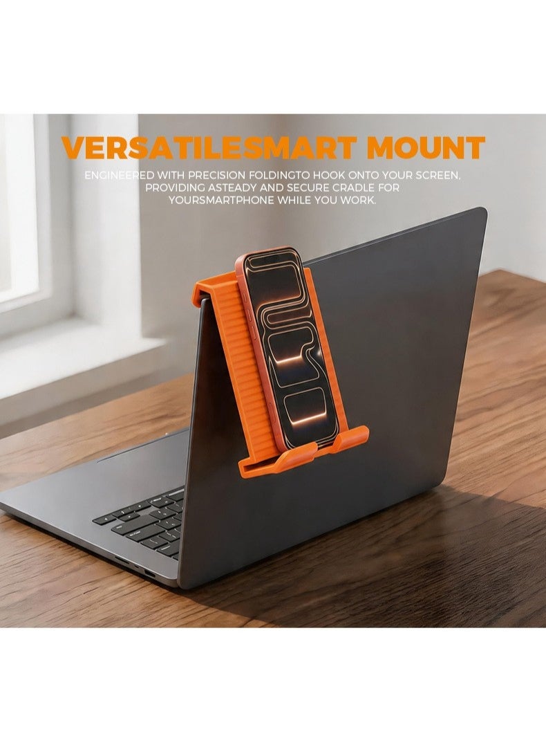 Silicone Foldable Phone Stand, Flexible Multi‑Angle Adjustable Universal Portable Phone Holder, One‑Piece Bendable Phone Mount for Desktop, Laptop, Compatible with All Smartphones & Tablets ﻿ - Image 5