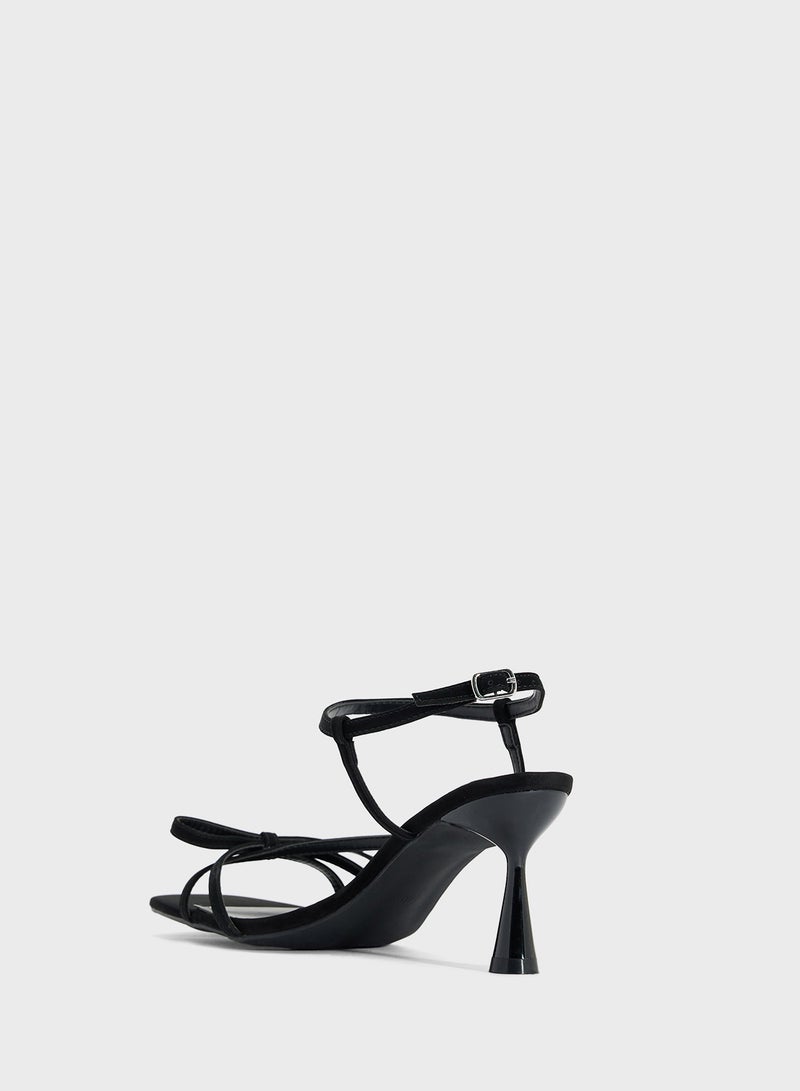 ELLA Heeled Sandal Wih Bow  - Image 3