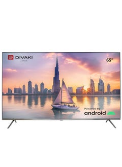 DIVAKI Divaki 65 Inch LED UHD 4K Smart TV Powered by Android, Netflix, YouTube, Prime Video, HDMI, USB 65CU7601  - Image 1
