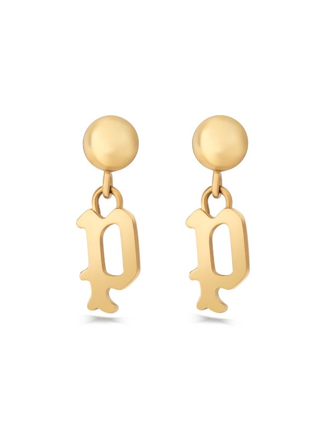 POLICE Gold Plated Earrings for Women - Image 1