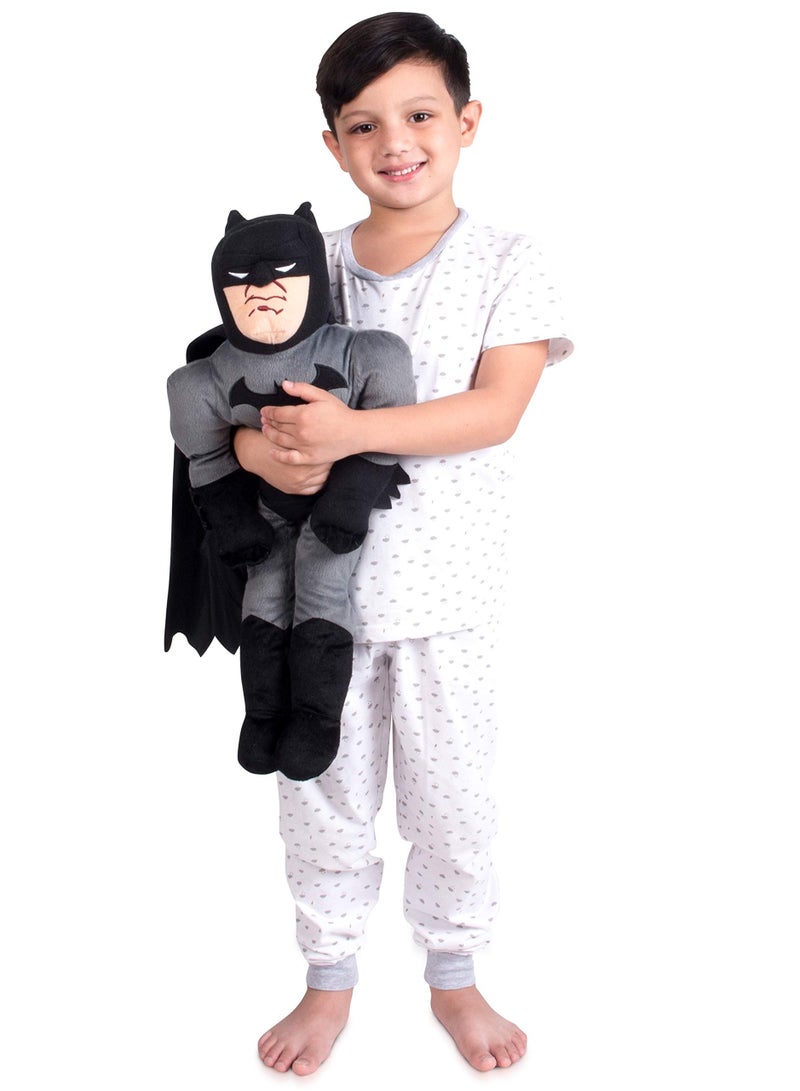 DURKU Kids Bedding Super Soft Plush Cuddle Pillow Buddy, Batman, 55 cm - Image 1