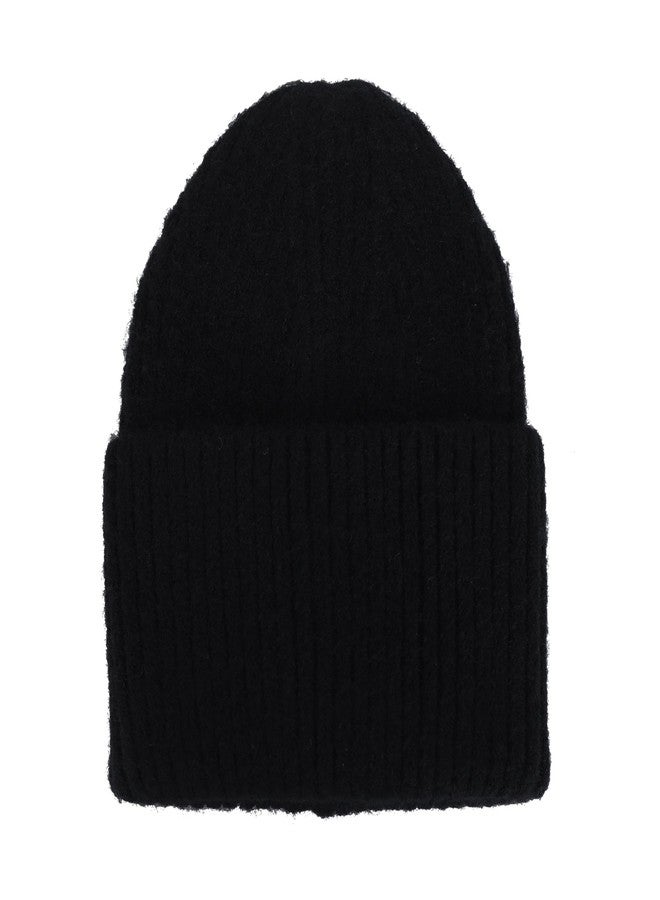 FabSeasons Unisex Warm Acrylic Woolen Beanie Skull Cap - for Men and Women - for Outdoor Activities Black - Image 5