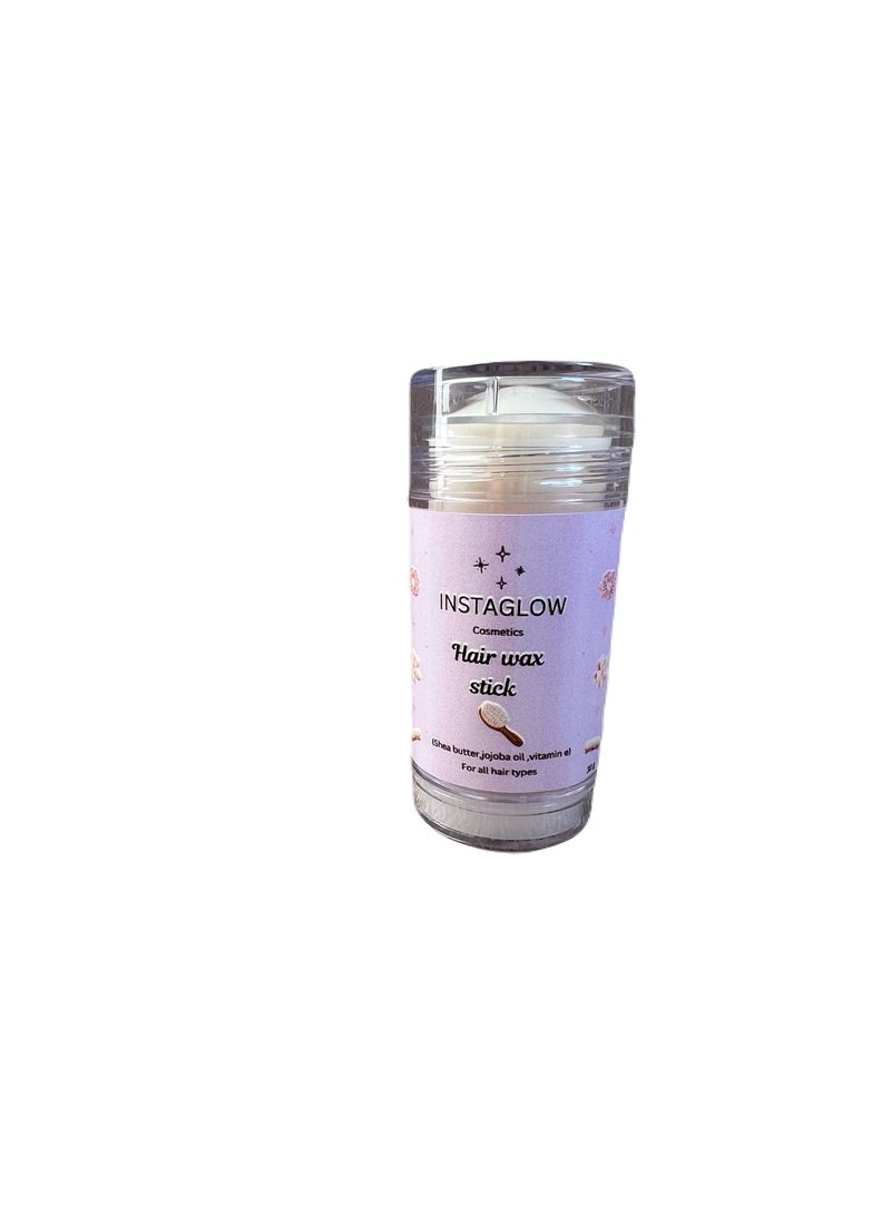 INSTAGLOW Hair Wax Stick 30g Strong Hold - Baby Hair Styling - Anti Frizz - Smooth Finish - Non Greasy - Image 3