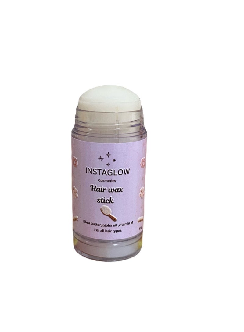 INSTAGLOW Hair Wax Stick 30g Strong Hold - Baby Hair Styling - Anti Frizz - Smooth Finish - Non Greasy - Image 4