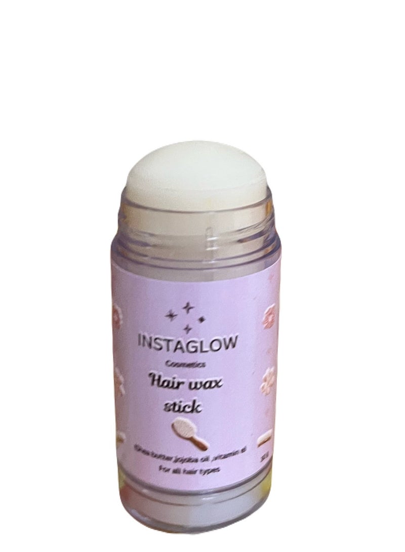 INSTAGLOW Hair Wax Stick 30g Strong Hold - Baby Hair Styling - Anti Frizz - Smooth Finish - Non Greasy - Image 5