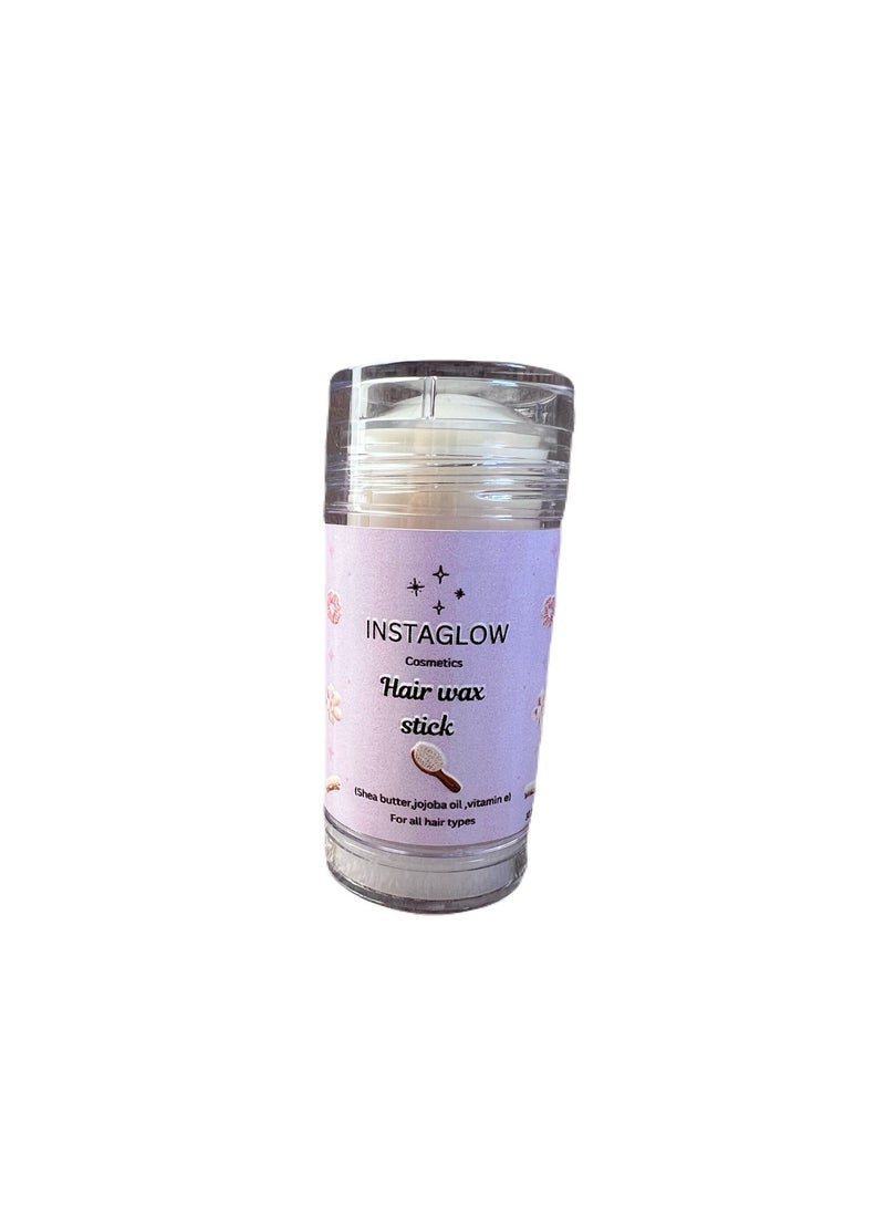 INSTAGLOW Hair Wax Stick 30g Strong Hold - Baby Hair Styling - Anti Frizz - Smooth Finish - Non Greasy - Image 1