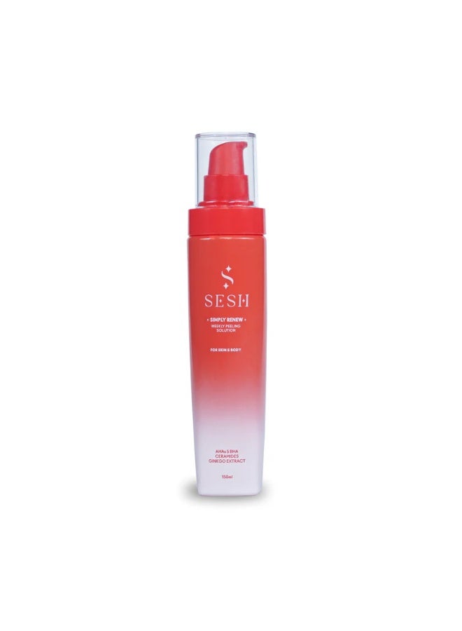 SESH Simply Renew Weekly Peeling Solution 150ML - Image 1