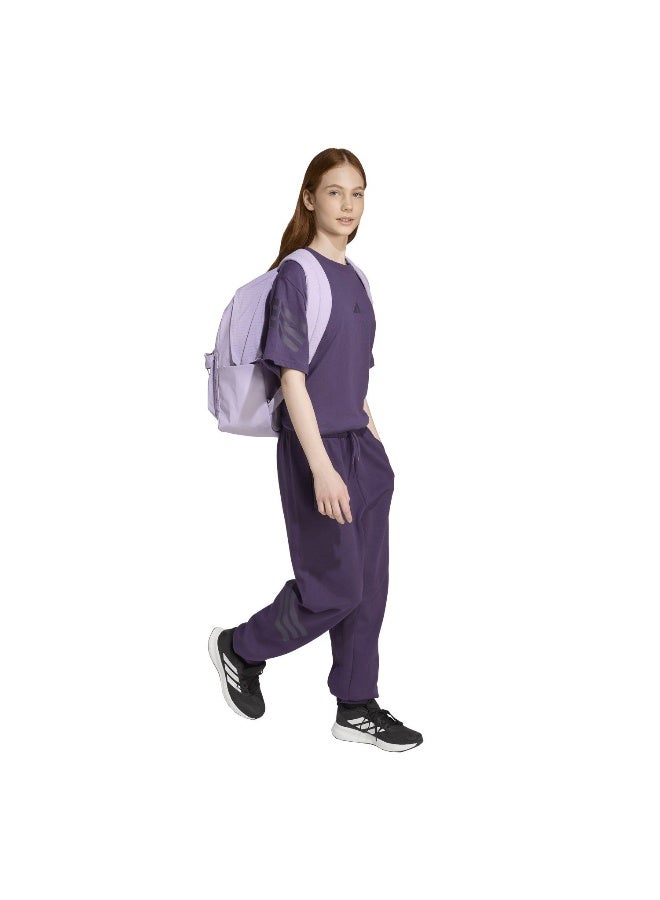 Adidas Adidas J Fi 3S Wide Pt Purple Pants (1/1) Pants For Kids - Image 4