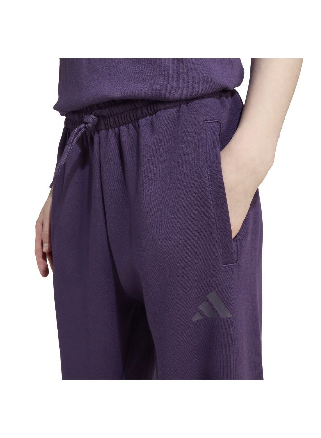 Adidas Adidas J Fi 3S Wide Pt Purple Pants (1/1) Pants For Kids - Image 5