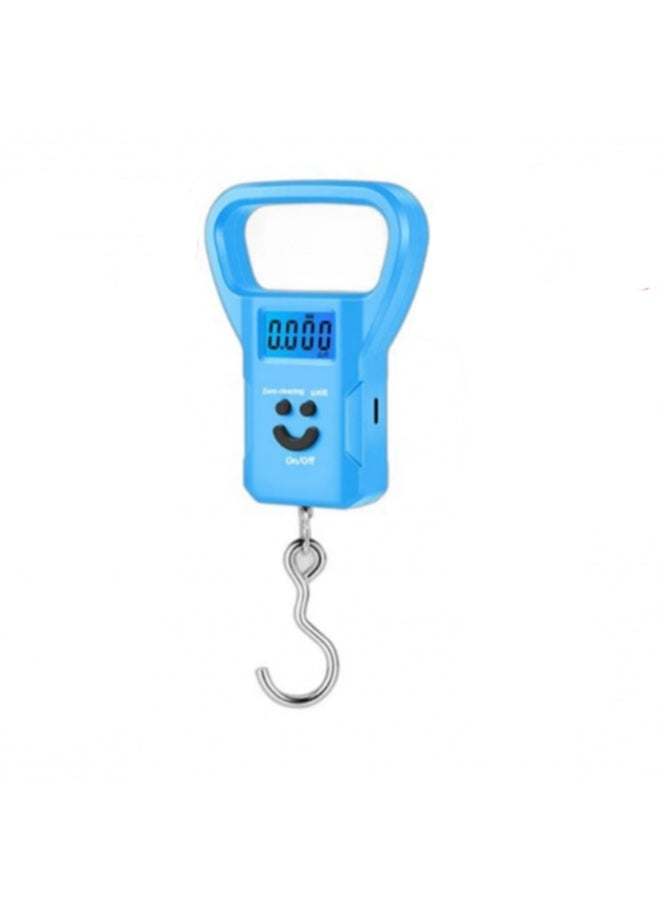 Generic Mini Hanging Scale Household Electronic Scale Cartoon smiley Face , Portable Luggage Scale , 30kg Weight Capacity, with Digital LCD Display and 3 Button for Simple Control, Lightweight Design for Measuring Baggage Weight Before Travel Suitable for Air Travel and Flights  - Image 2