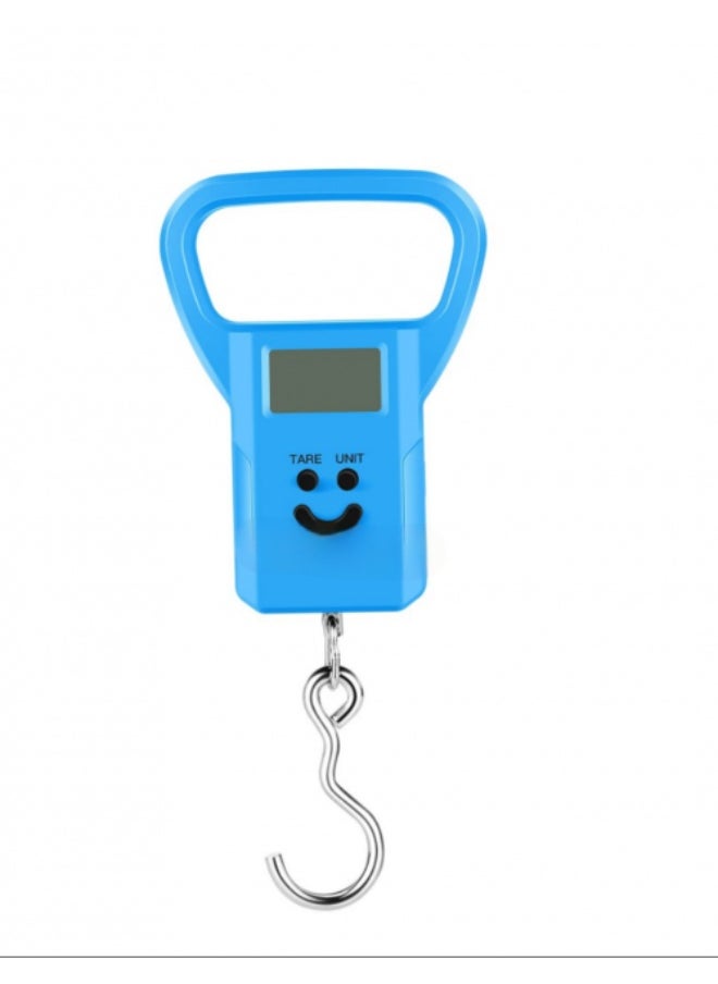 Generic Mini Hanging Scale Household Electronic Scale Cartoon smiley Face , Portable Luggage Scale , 30kg Weight Capacity, with Digital LCD Display and 3 Button for Simple Control, Lightweight Design for Measuring Baggage Weight Before Travel Suitable for Air Travel and Flights  - Image 3