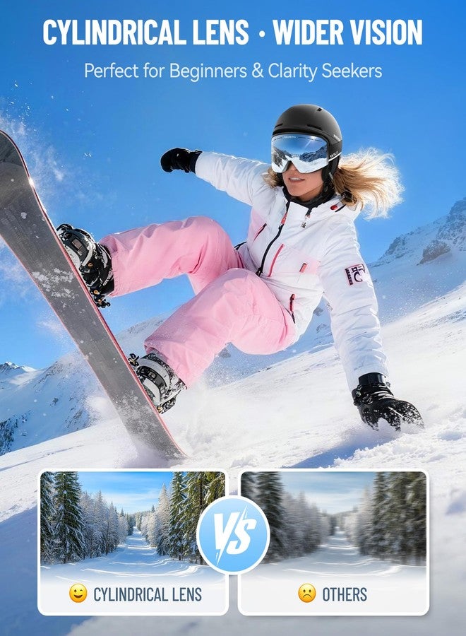Innerking Ski Goggles Men Women- OTG Snow Snowboard Skiing Goggles HD28 Anti Fog Snow Sports Goggles- 100% UV400 Protection Snowboarding Goggles - Image 5