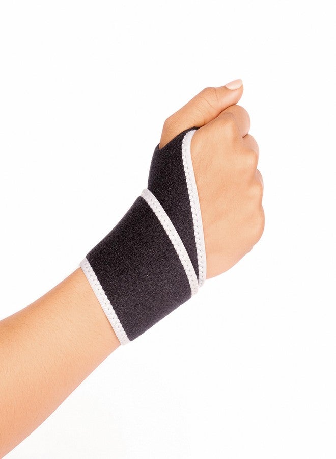 IMPETUS Wrist Brace with Thumb Support Adjustable Wrist Support for Pain Relief, Sprain, Tendonitis & Carpal Tunnel, Lightweight Breathable Stabilizer for Men & Women (Black, Universal Fit, 1 Unit) - Image 1
