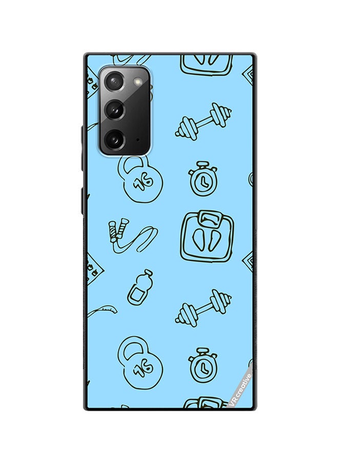 VR CREATIVE Protective Case Cover For Samsung Galaxy Note20 5G Sporte Pattern Design Multicolour - Image 1