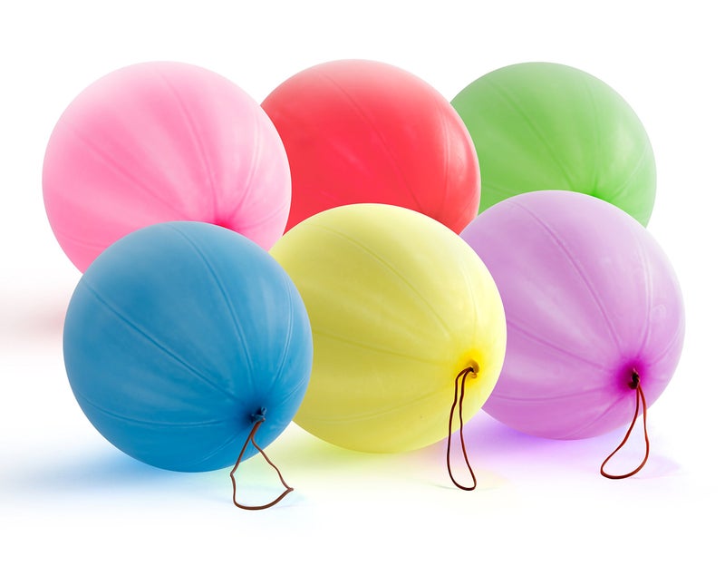 Giraffe Manufacturing Giraffe 150 Pack Punch Balloons Bulk Fun Party Favors for Kids  18 Inches Large Thick Latex Neon Rubber Heavy Duty Balloons  Age 48 6 to 8 812  Easter Basket Stuffers For Kids - Image 2