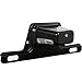 WUSHIXAN LED License Plate Light Waterproof 12V DC License Tag Light Steel Bracket Mount with Holder Drainage Hole 12V DC Waterproof Universal Submersible Tag Lamp for Car Semi Truck RV - Image 2