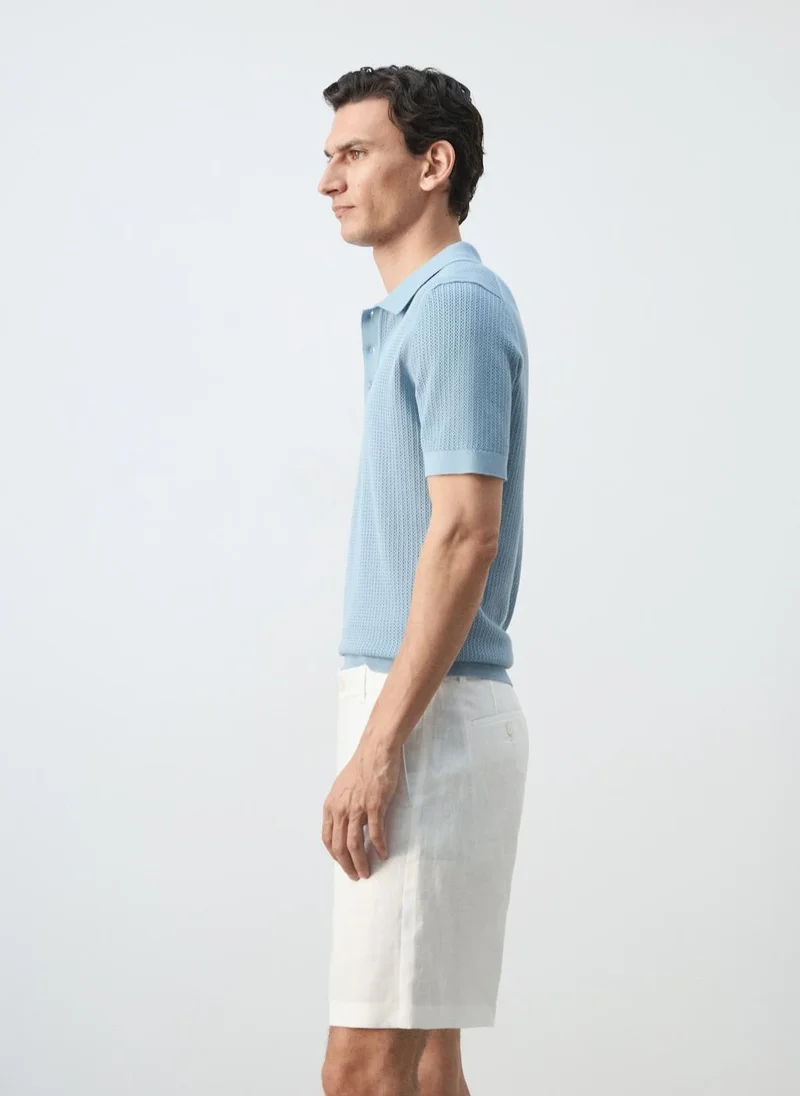 Mango Man 02-OFFWHITE Bermuda Shorts Carp for Men | Best Price UAE