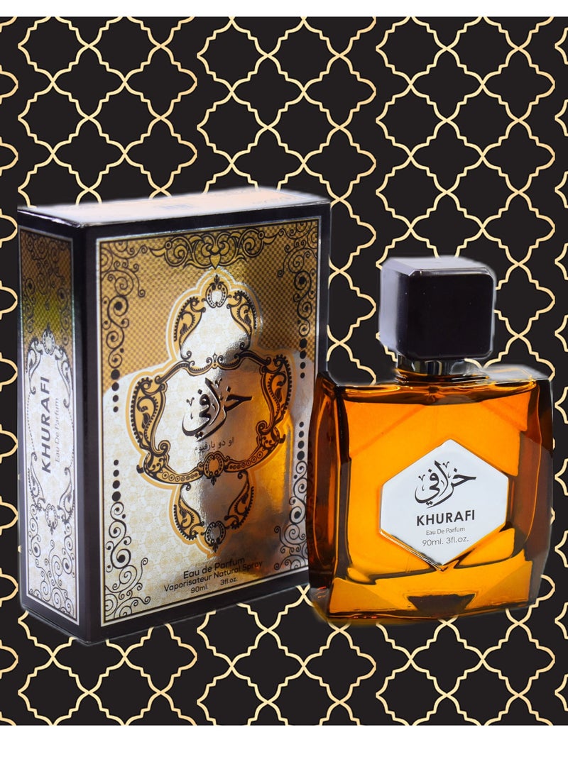 Khurafi 4 Pieces EDP Khurafi Perfume 90 Ml - Image 3