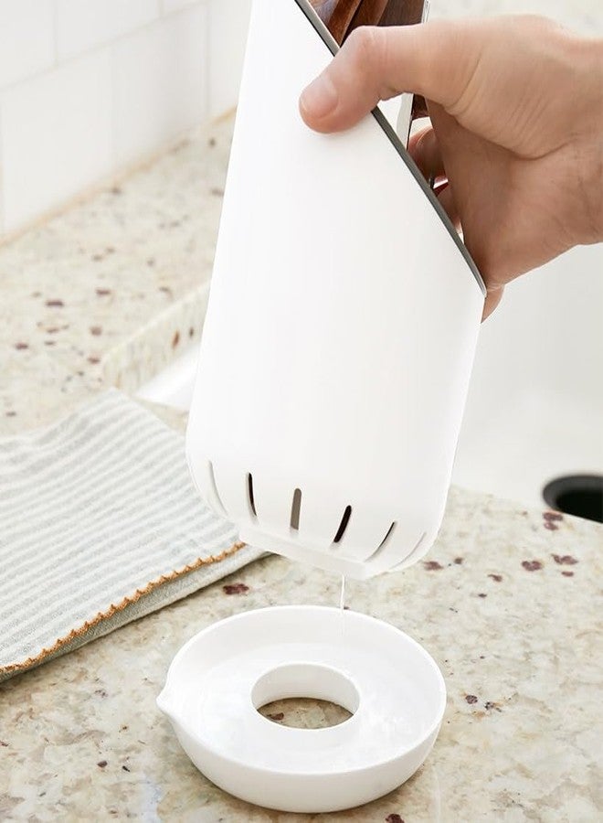 The Lakeside Collection Cutlery Holder with Drip Tray - Image 4