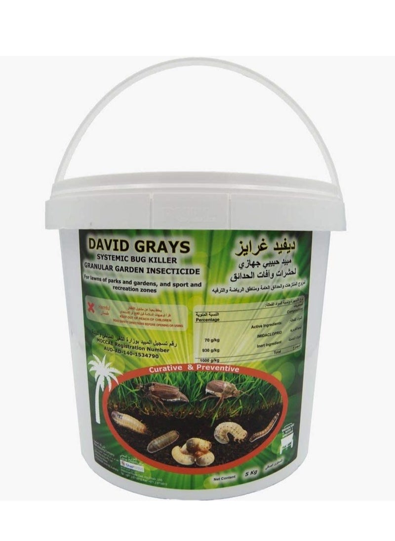 Generic DAVID GRAYS Bug Killer Granular Garden Insecticide 1L is a Powerful Easy to use Granular Insecticide Designed to Effectively Control a Wide Range of Common Garden Pests.  - Image 2