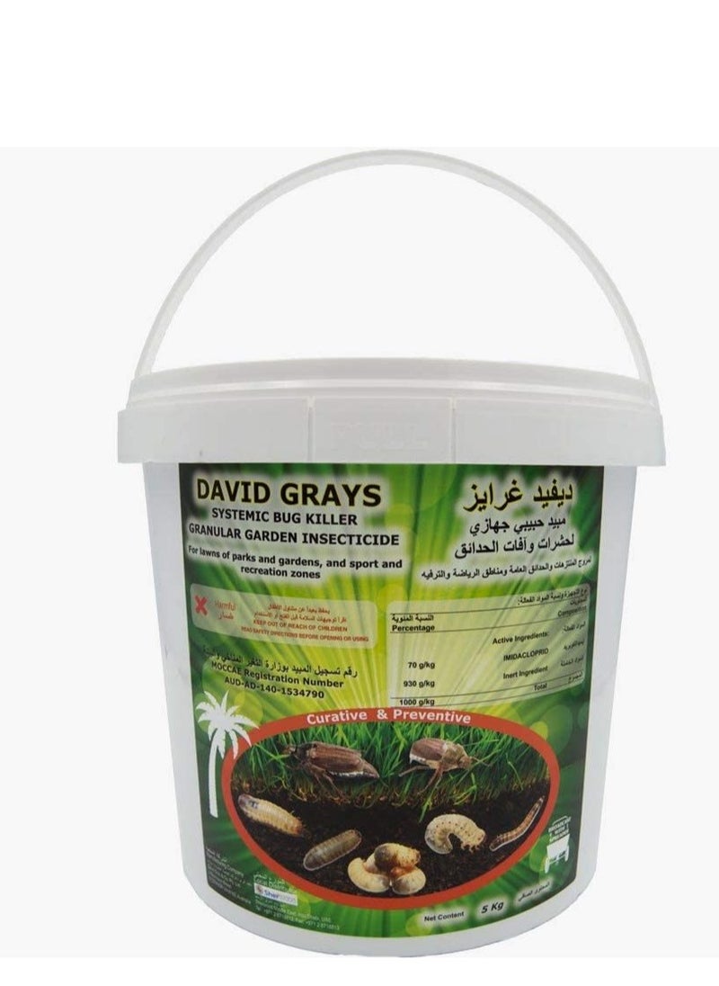 Generic DAVID GRAYS Bug Killer Granular Garden Insecticide 1L is a Powerful Easy to use Granular Insecticide Designed to Effectively Control a Wide Range of Common Garden Pests.  - Image 3
